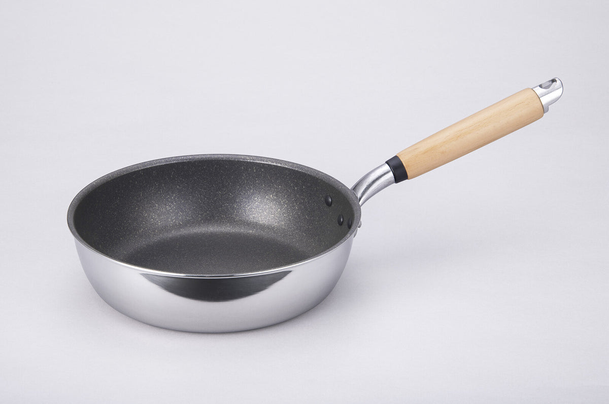 Hokuriku Aluminum Kiwami Deep IH Frying Pan 24cm A-3126