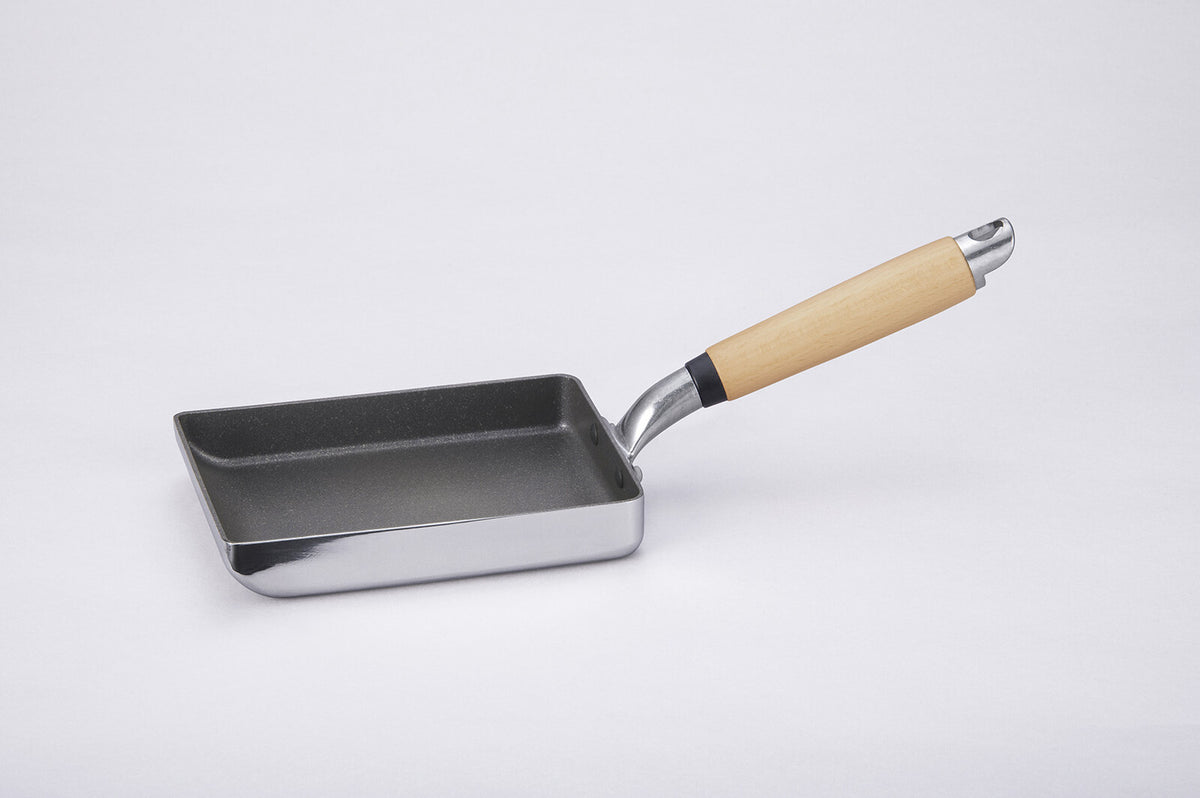 Hokuriku Aluminum Deep IH Tamagoyaki Pan 13x18cm A-3127