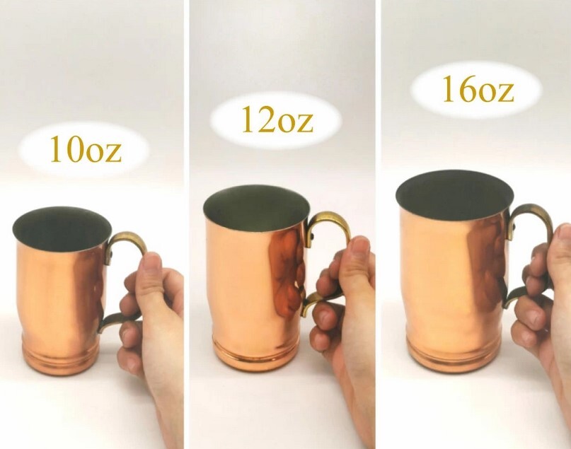 Wadasuke Copper Coffee Mug Tin Lined 10oz 295ml