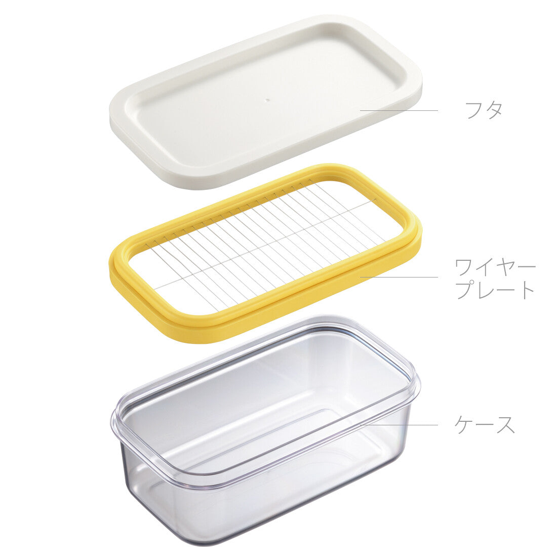 Akebono Butter Case with Cutter ST-3005
