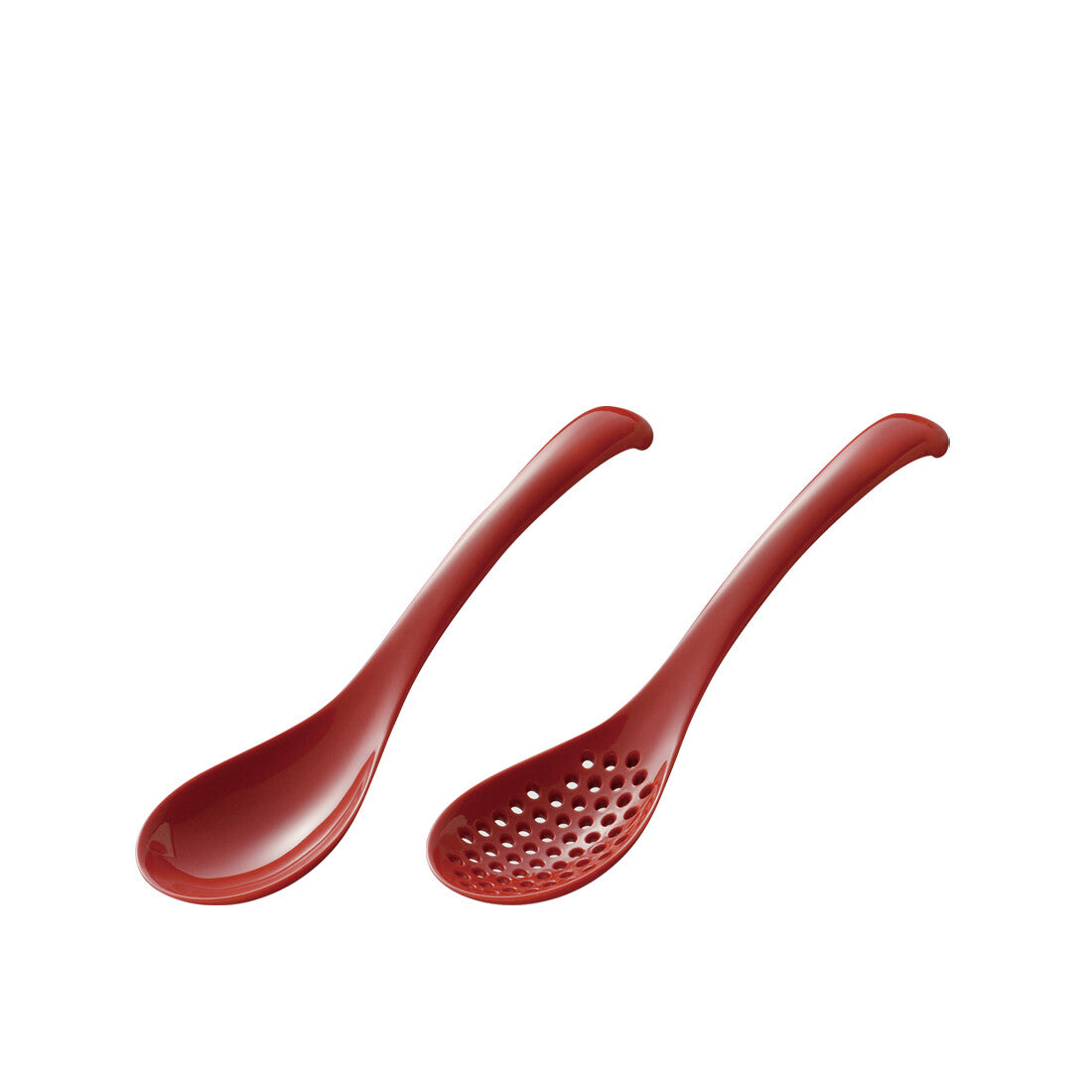 Akebono Sangyo Renge Soup Spoon Set Large Red TW-3786