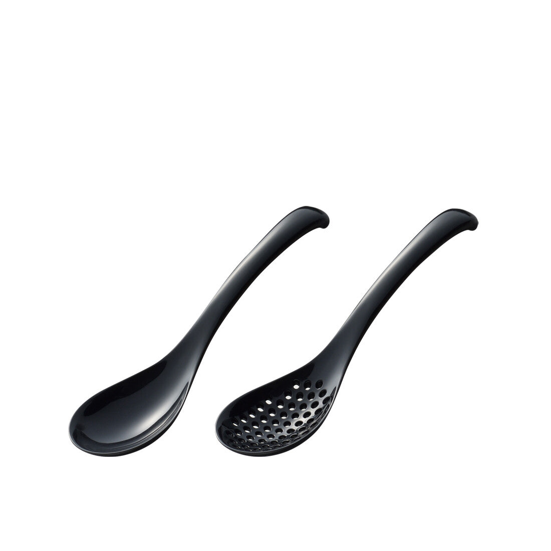 Akebono Sangyo Renge Soup Spoon Set Small Black TW-3785