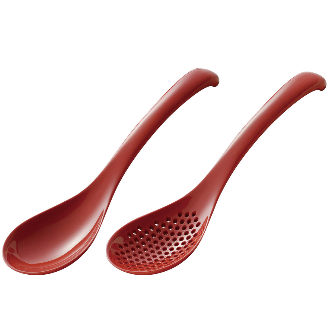 Akebono Sangyo Renge Soup Spoon Set Small Red TW-3784