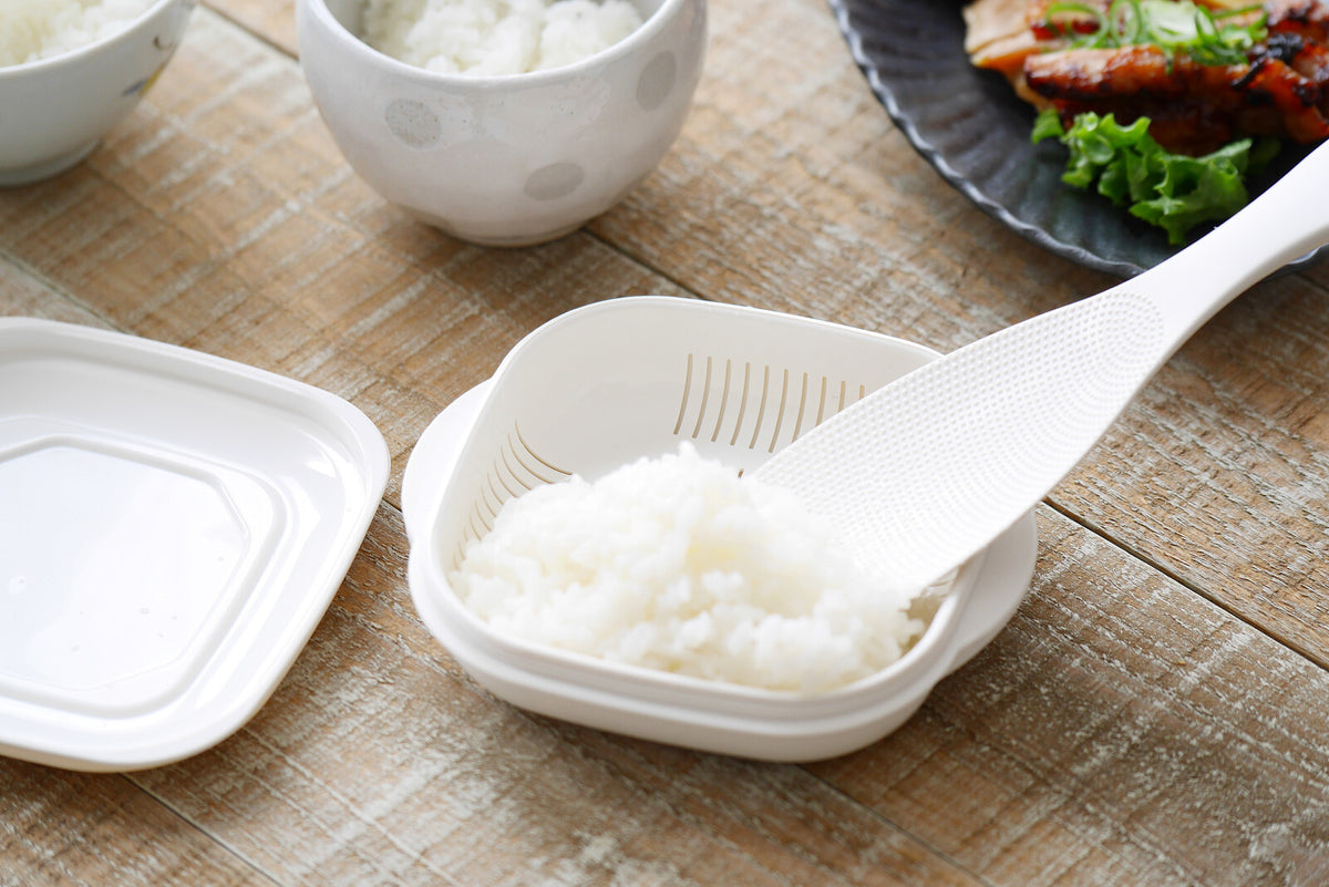 Ihara Kihan MOST Microwave Rice Defrosting Container 3-Piece Set