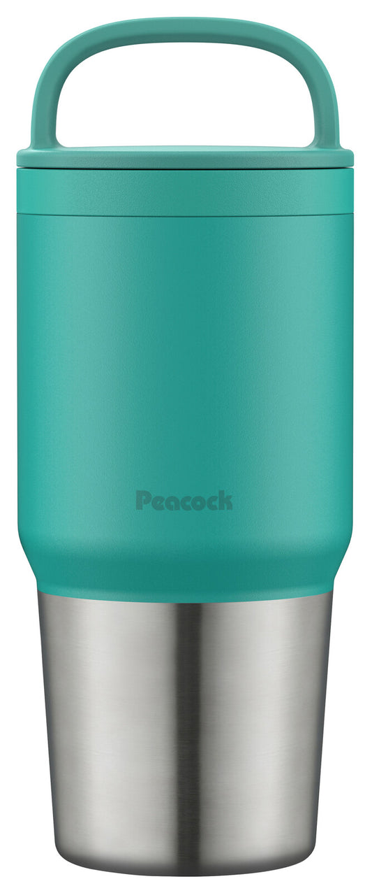 Peacock Screw Mug Bottle 600ml Cobalt Green AEF-60