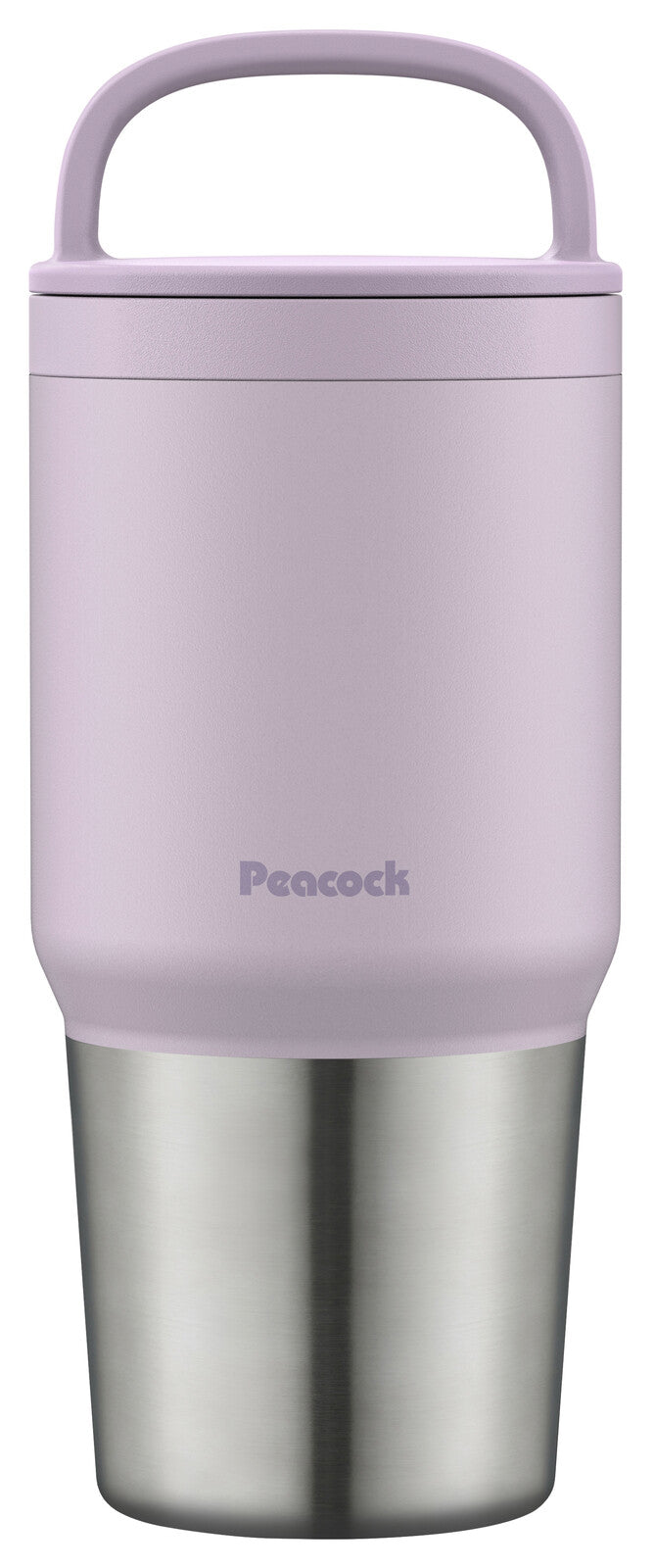 Peacock Screw Top Mug Bottle 600ml Lilac AEF-60