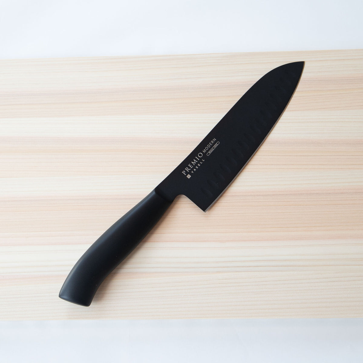 Yaxell Premio All-Stainless Santoku Knife 165mm Black 31548