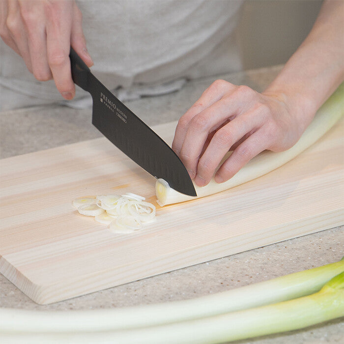 Yaxell Premio All-Stainless Santoku Knife 165mm Black 31548