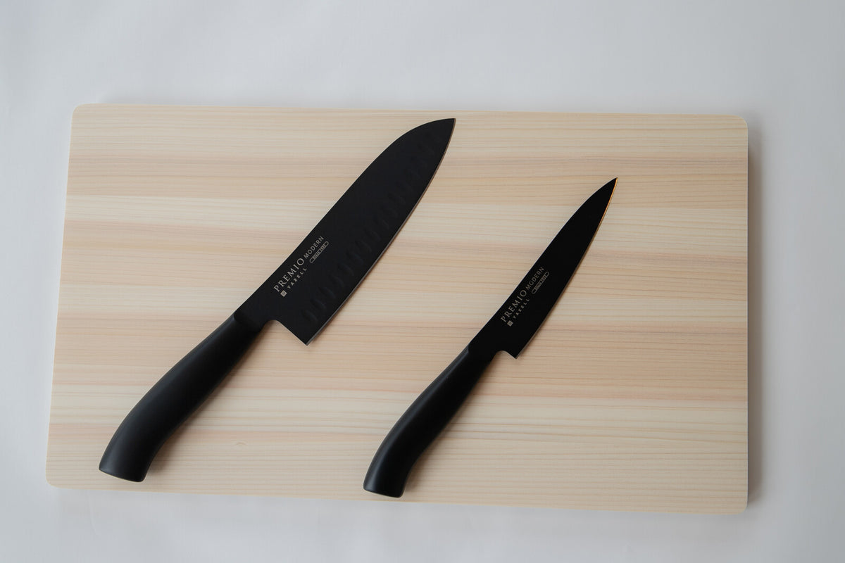 Yaxell Premio All-Stainless Santoku Knife 165mm Black 31548
