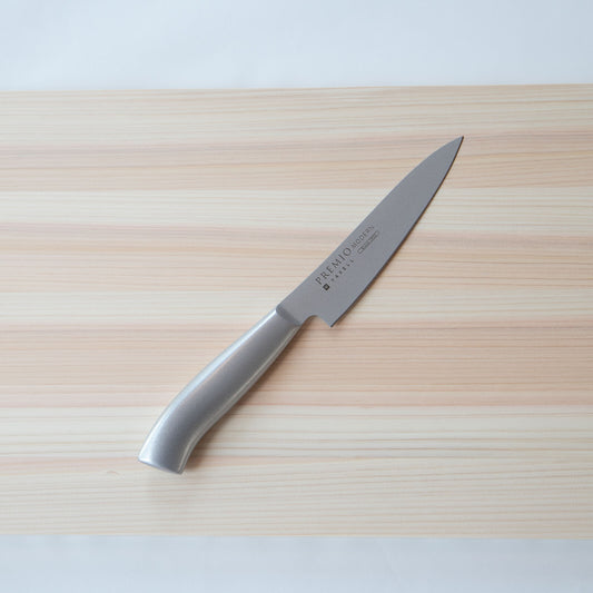 Yaxell Premio Modern Silicone Coated Stainless Petty Knife 124mm Silver 31547
