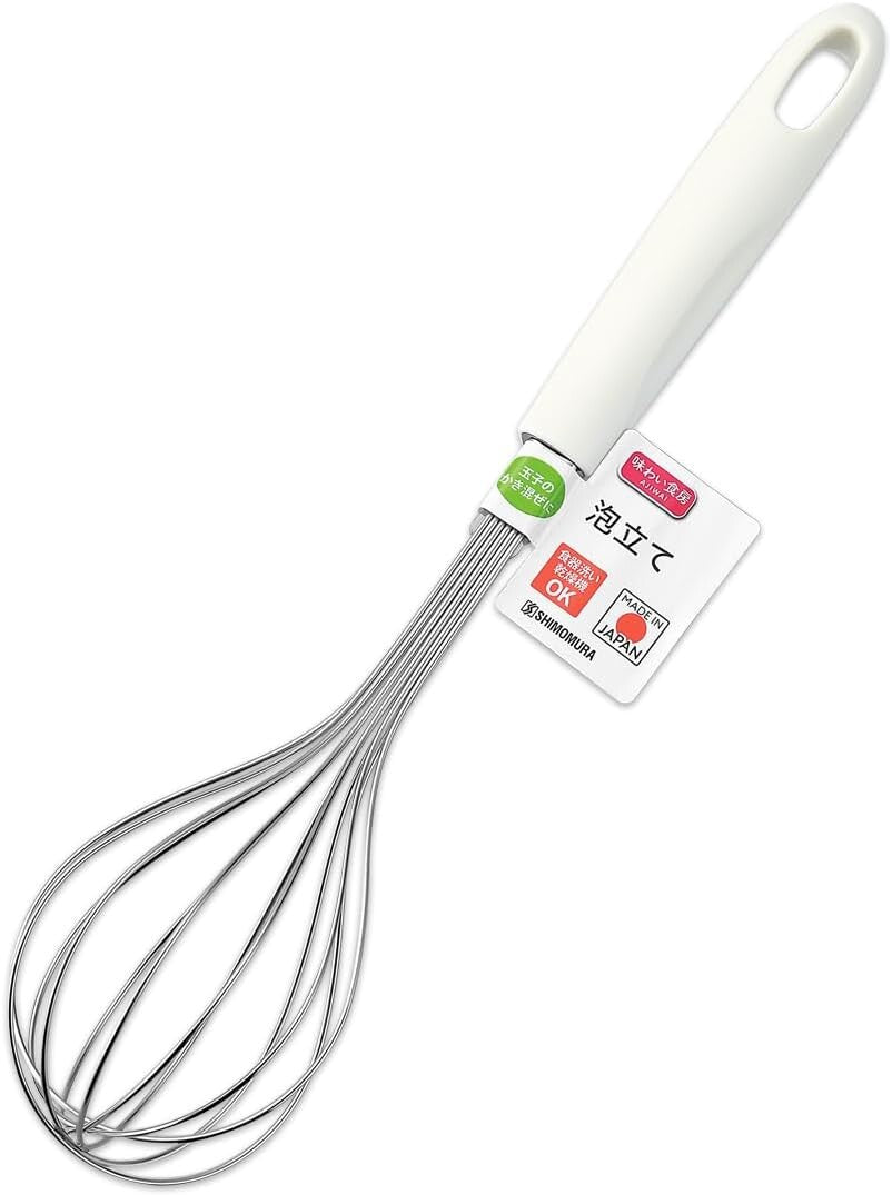 Shimomura Ajiwai Shokubo Stainless Steel Whisk AAD-241
