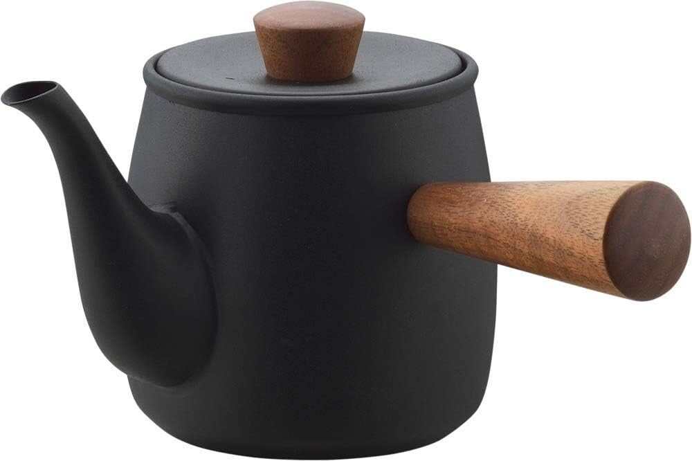 Miyazaki Seisakusho Chaki Teapot with Strainer Black Small 0.38L CHA-3