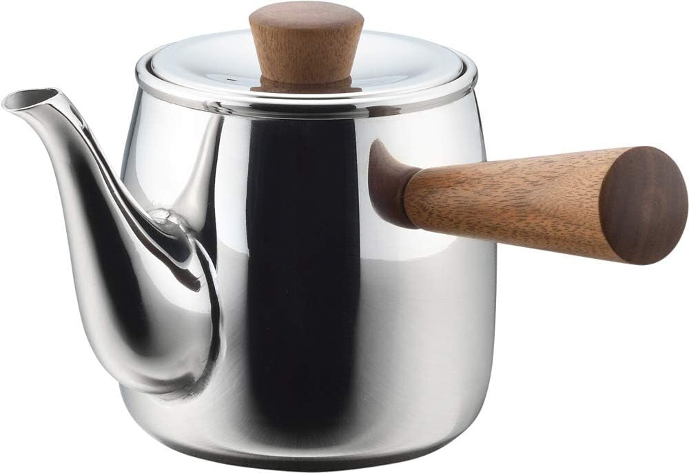 Miyazaki Seisakusho Chaki Teapot with Strainer Mirror Small 0.38L CHA-1