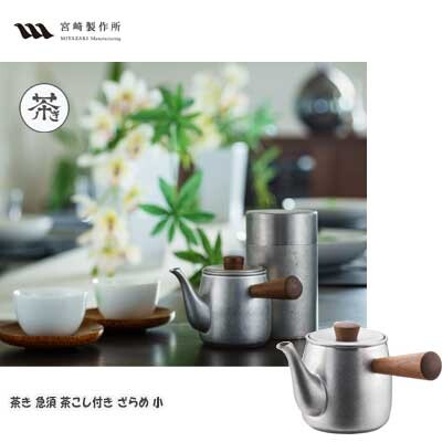 Miyazaki Seisakusho Chaki Teapot with Strainer Sand-Textured Small 0.38L CHA-2