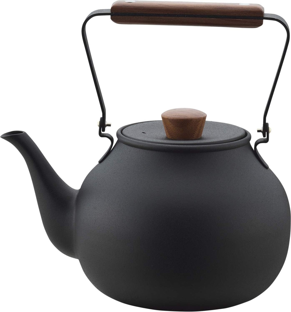 Miyazaki Seisakusho Chaki Teapot with Strainer Black Large 0.7L CHA-6