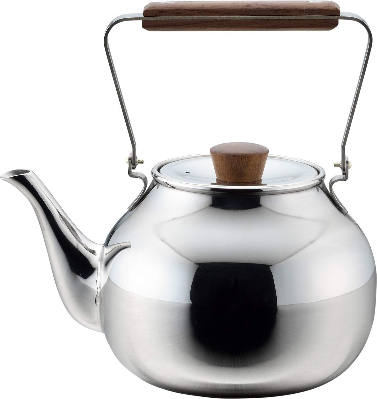 Miyazaki Seisakusho Chaki Teapot with Strainer Mirror Large 0.7L CHA-4