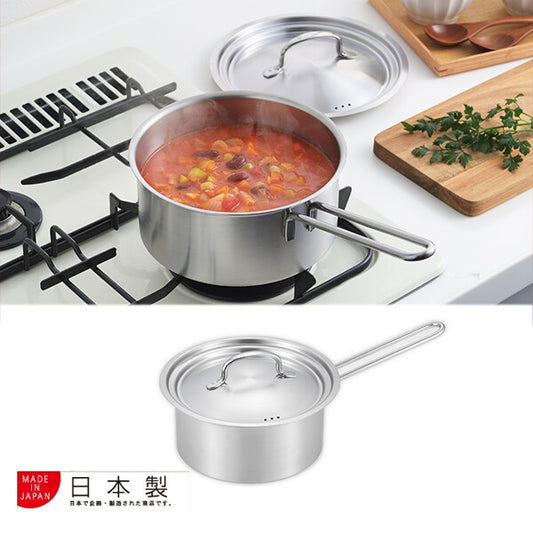 Azuma C Style Stainless Steel Saucepan 18cm
