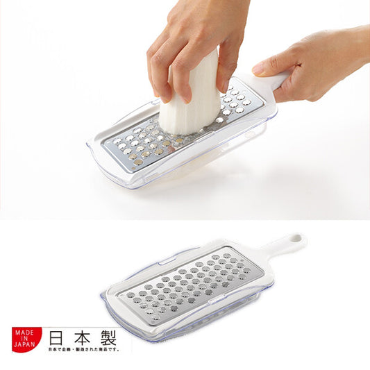 Azuma Grater with Built-in Strainer, Drip-Free