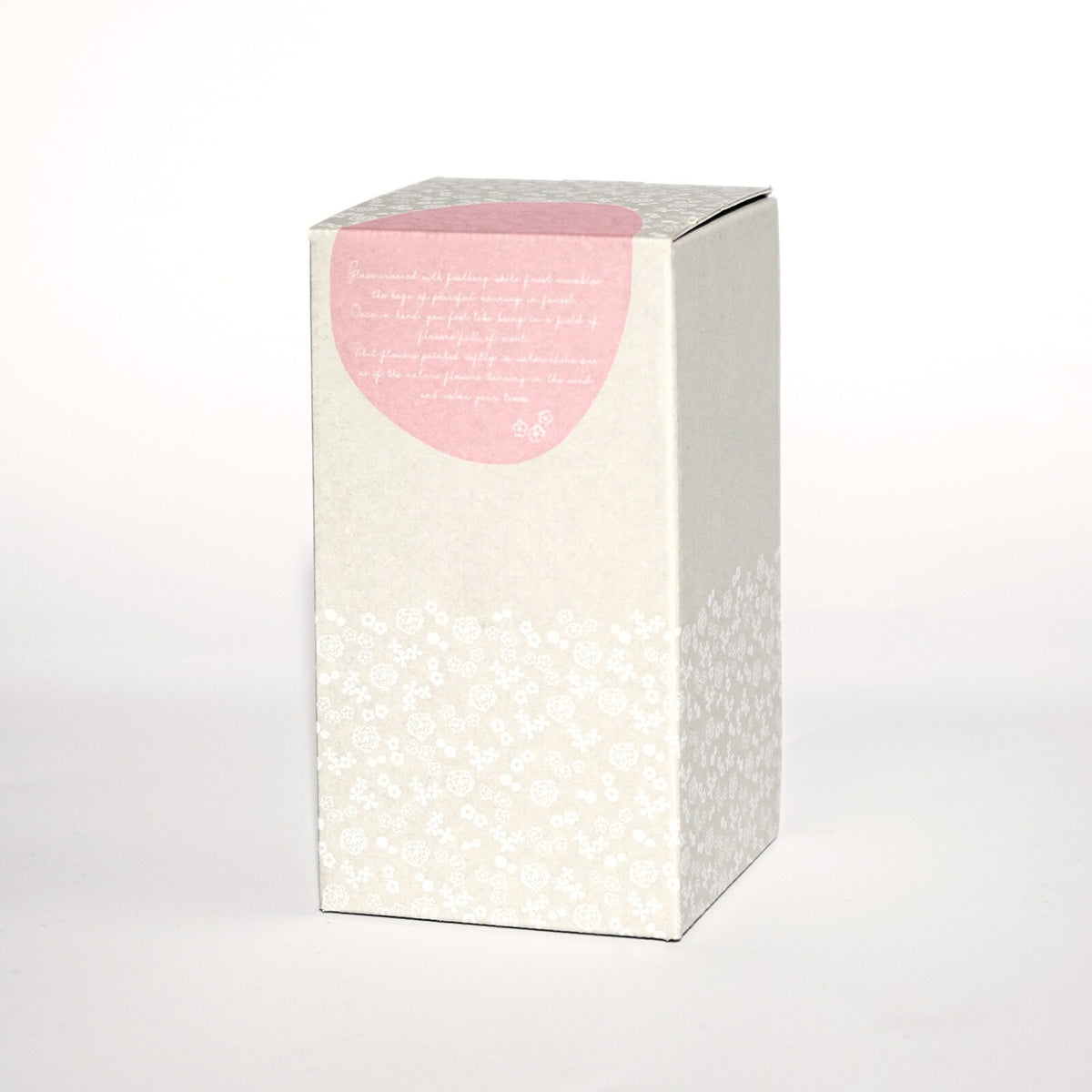 Toyo-Sasaki Glass Hanahana Tumbler, Pink and Gray