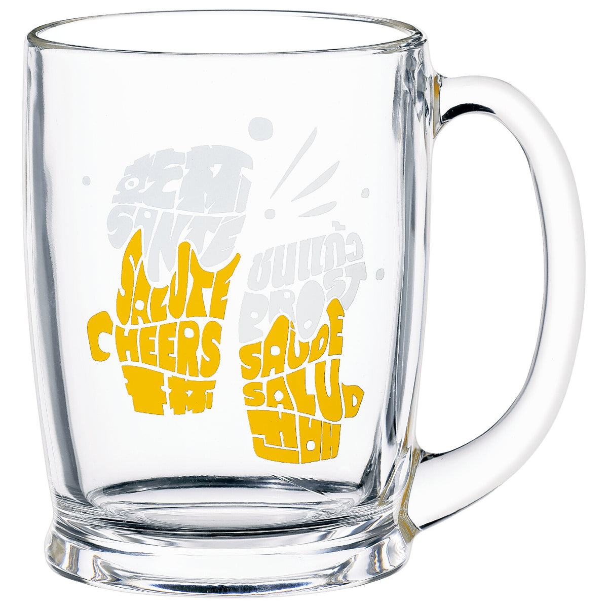Toyo-Sasaki Glass Kanpai Beer Mug