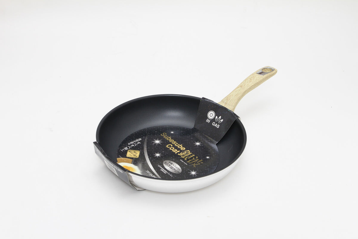 Global Life IH-Compatible Silver Wave Frying Pan 26cm