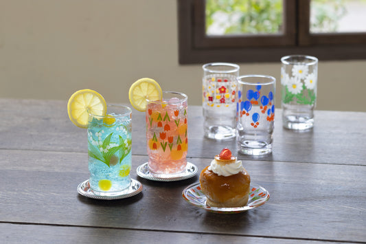 Aderia Retro Arrange Wild Flowers Cup 9 Glass 1024