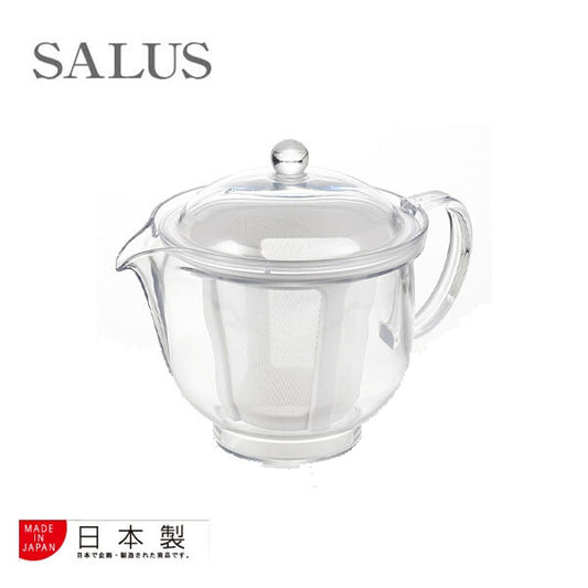 SALUS Clear Teapot Polyester Mesh Infuser L 280ml/480ml/730ml