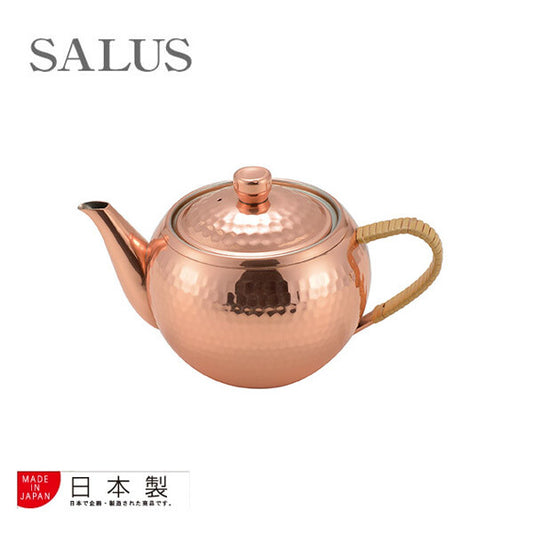 SALUS Pure Copper Rear-Handle Teapot