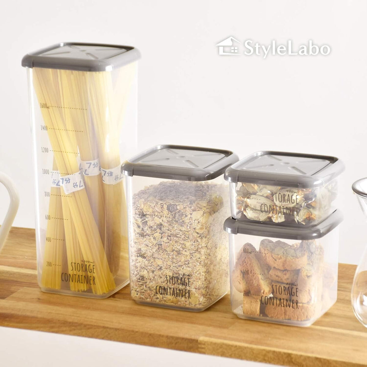 Wahei Freiz Style Lab Food Storage Container Set of 4 AME-7193