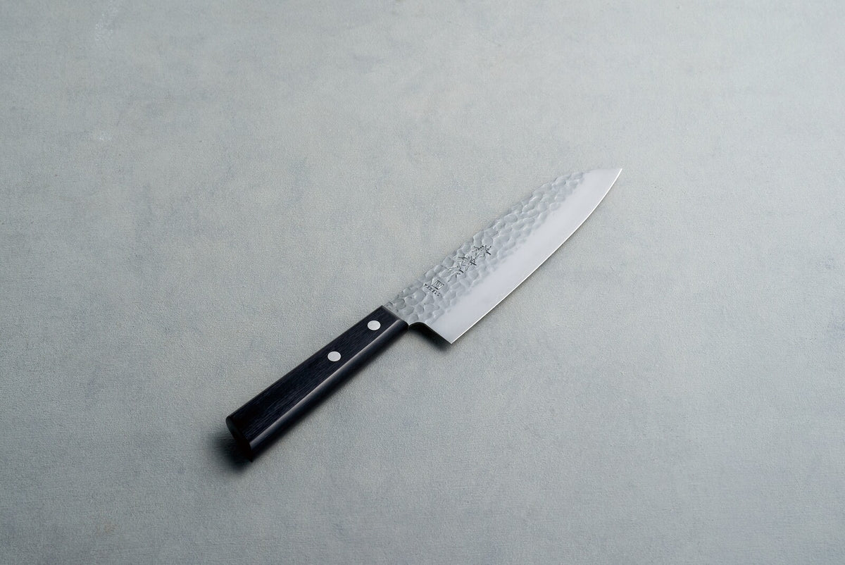 Yaxell Kaneyoshi VG10 Hammered Santoku Knife 165mm