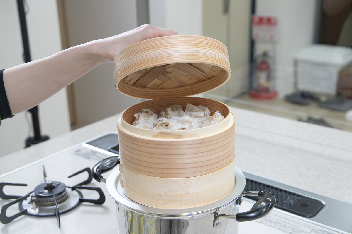Okumura Chinese Bamboo Steamer Body 18cm