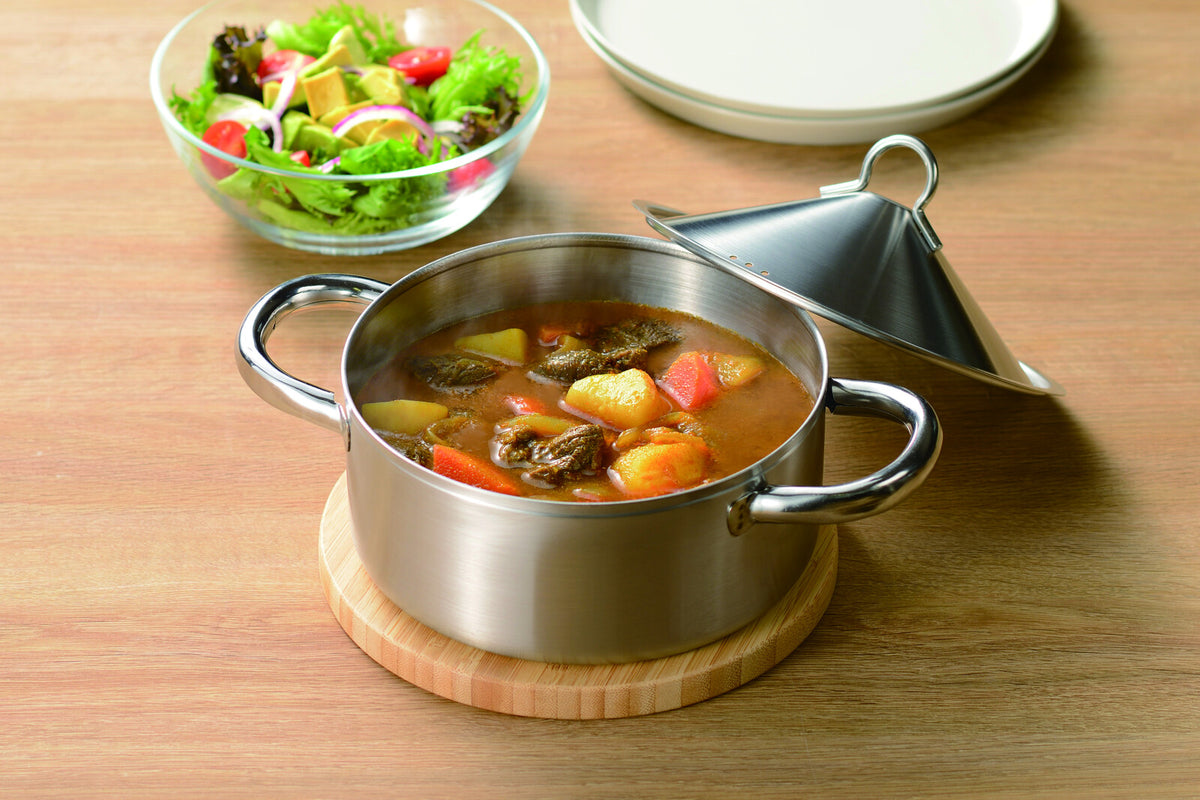 Tsubamesan Stainless Steel 3-Tier Steamer Pot 18cm EM-078