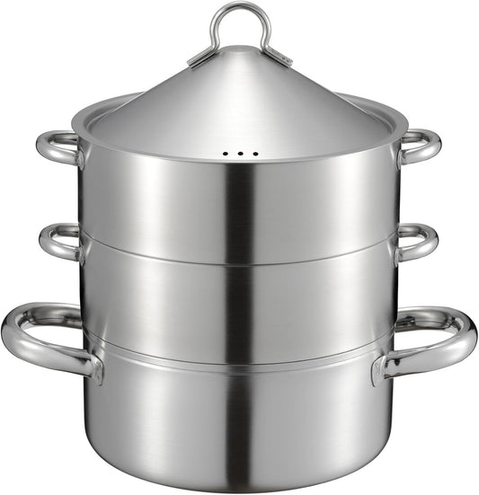 Tsubamesan Stainless Steel 3-Tier Steamer Pot 18cm EM-078