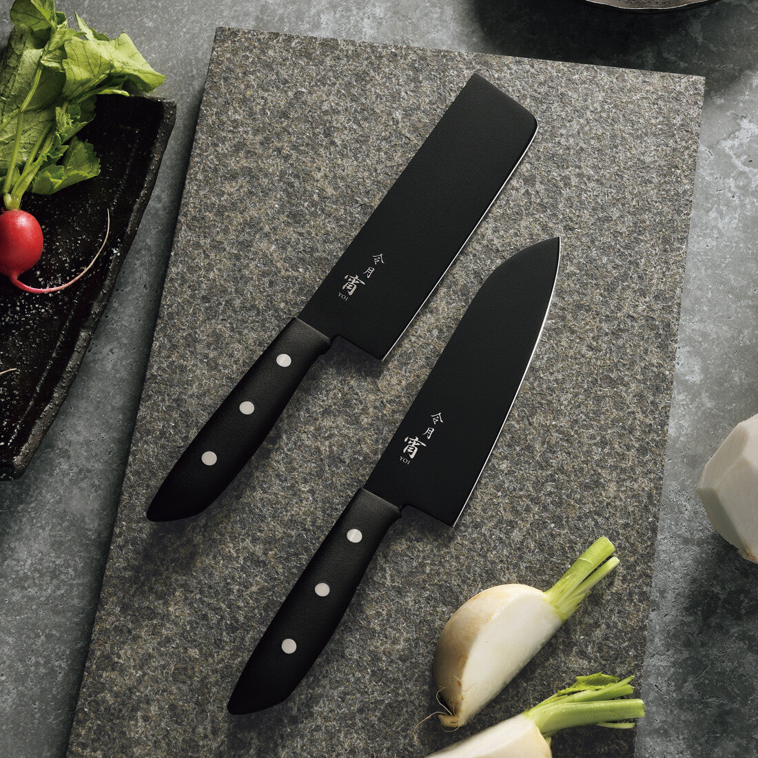 Fuji Cutlery Reigetsu Yoi Molybdenum Vanadium Steel Nakiri Knife 165mm CR-026
