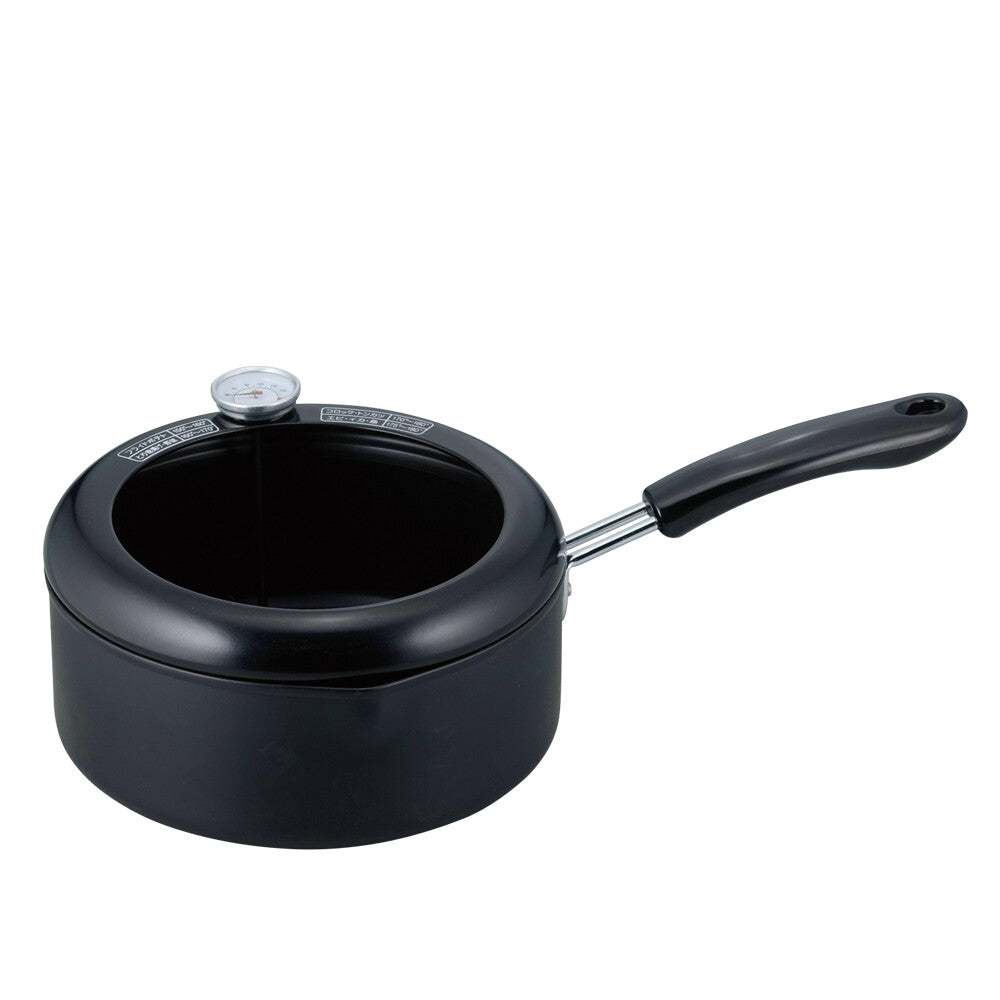 Wahei Freiz Agezutsumi Double-Handle Tempura Pot with Thermometer 22cm RB-2766