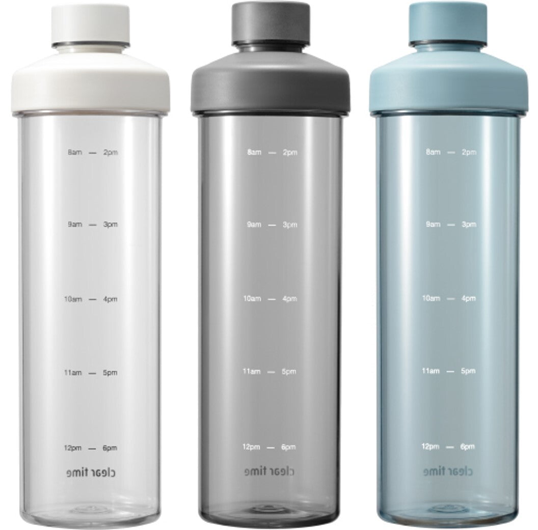 Wahei Freiz Clear Time Anywhere Bottle 1.0L Black RH-1745