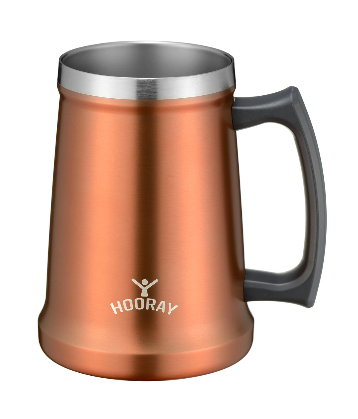 Wahei Freiz Stainless Steel Beer Mug Tumbler 700ml Copper ME-7506
