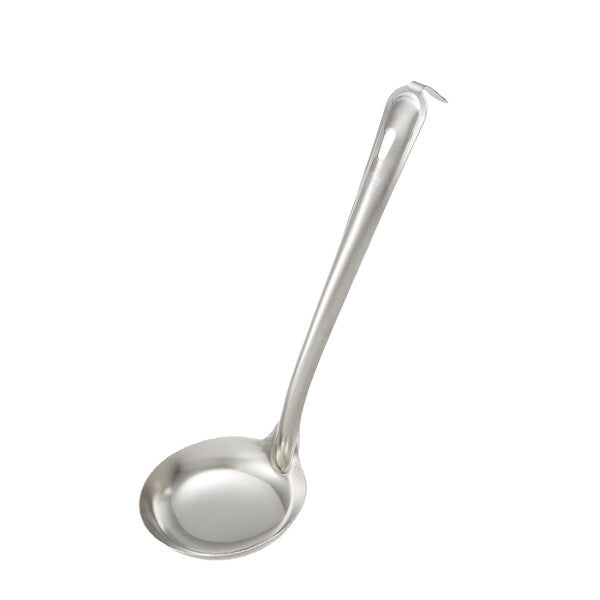 Wahei Freiz Ajido One-Piece Stainless Steel Soup Ladle Large 92mm AD-037