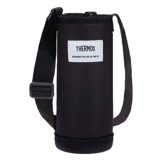 Thermos Water Bottle Carrier Pouch 500ml Black APO-500