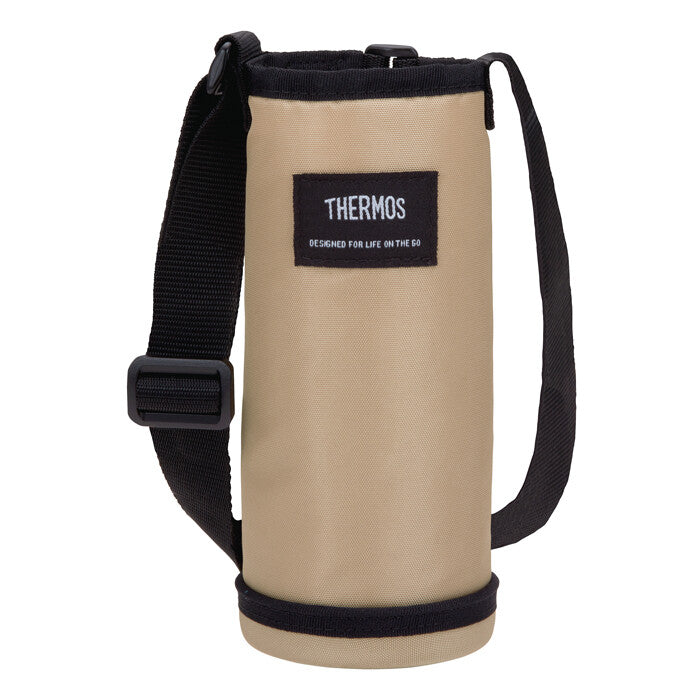 Thermos Water Bottle Carrier Pouch 500ml Beige APO-500