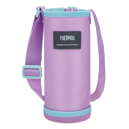Thermos Water Bottle Carrier Pouch 500ml Purple APO-500