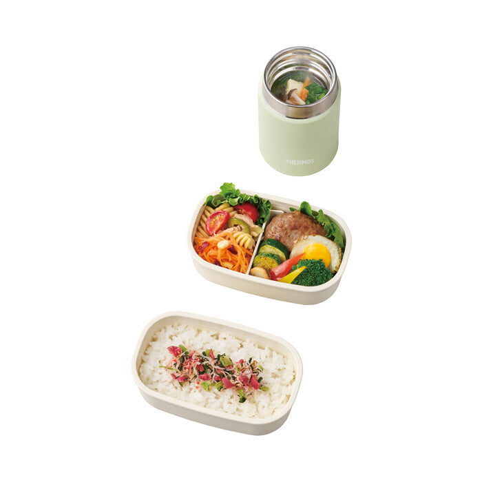 Thermos Vacuum Insulated Soup Jar Lunch Set 800ml Dusty Green JEH-800