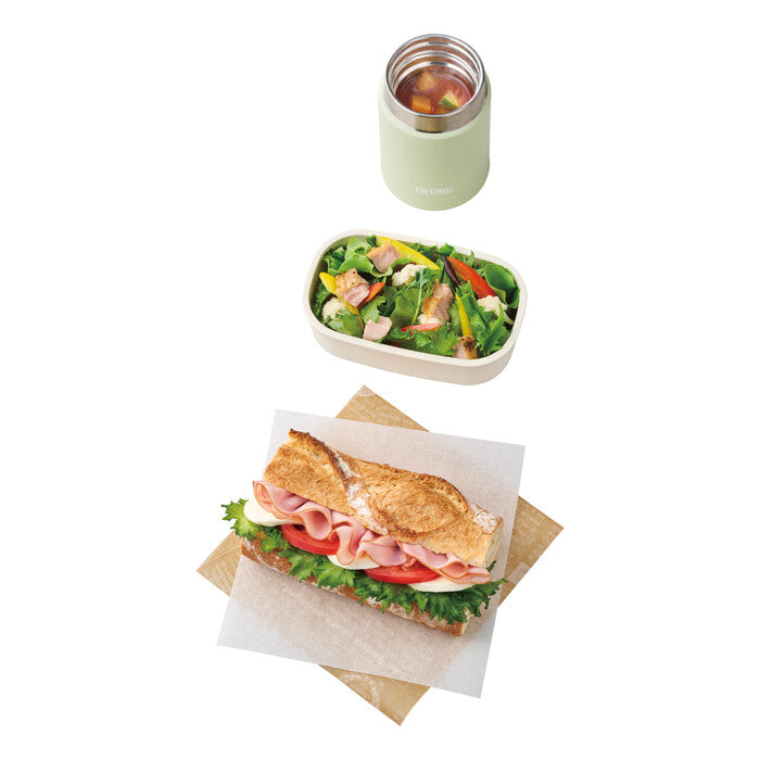 Thermos Vacuum Insulated Soup Jar Lunch Set 800ml Dusty Green JEH-800