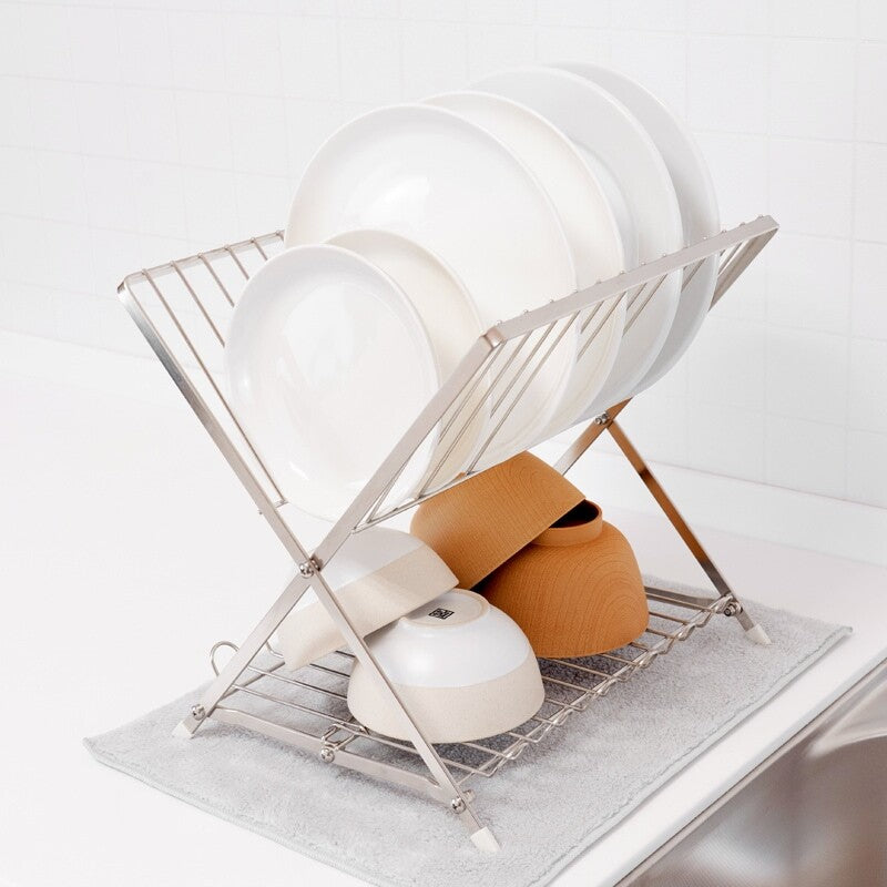 Wahei Freiz &kit Foldable Dish Drying Rack 30.5x28.5cm