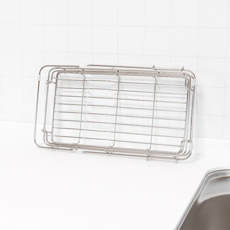 Wahei Freiz &kit Foldable Sink Dish Drying Basket 54.5x22cm