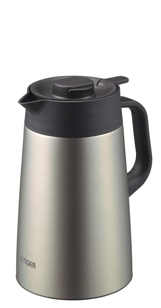 Tiger Vacuum Insulated Pot Push Lever 1.2L Matte Stainless PWR-A120