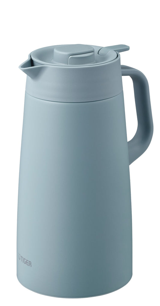 Tiger Vacuum Insulated Stainless Pot 1.6L Push Lever Cloud Blue PWR-A160