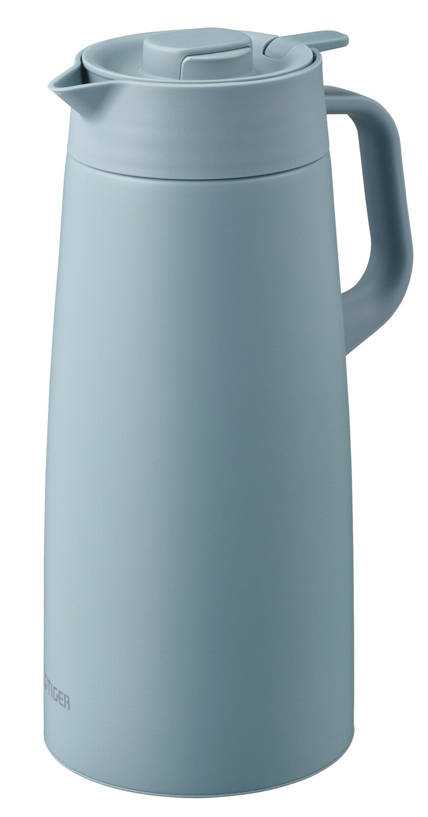 Tiger Vacuum Insulated Stainless Steel Pot Push Lever 2.0L Cloud Blue PWR-A200