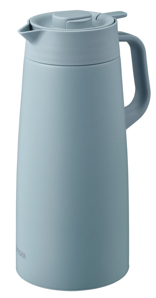 Tiger Vacuum Insulated Stainless Steel Pot Push Lever 2.0L Cloud Blue PWR-A200