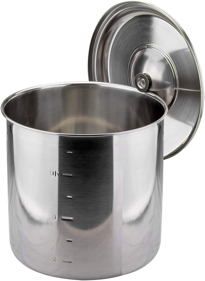 Oya Kinzoku 18-8 Stainless Steel Kitchen Pot with Measurement Scale 10cm